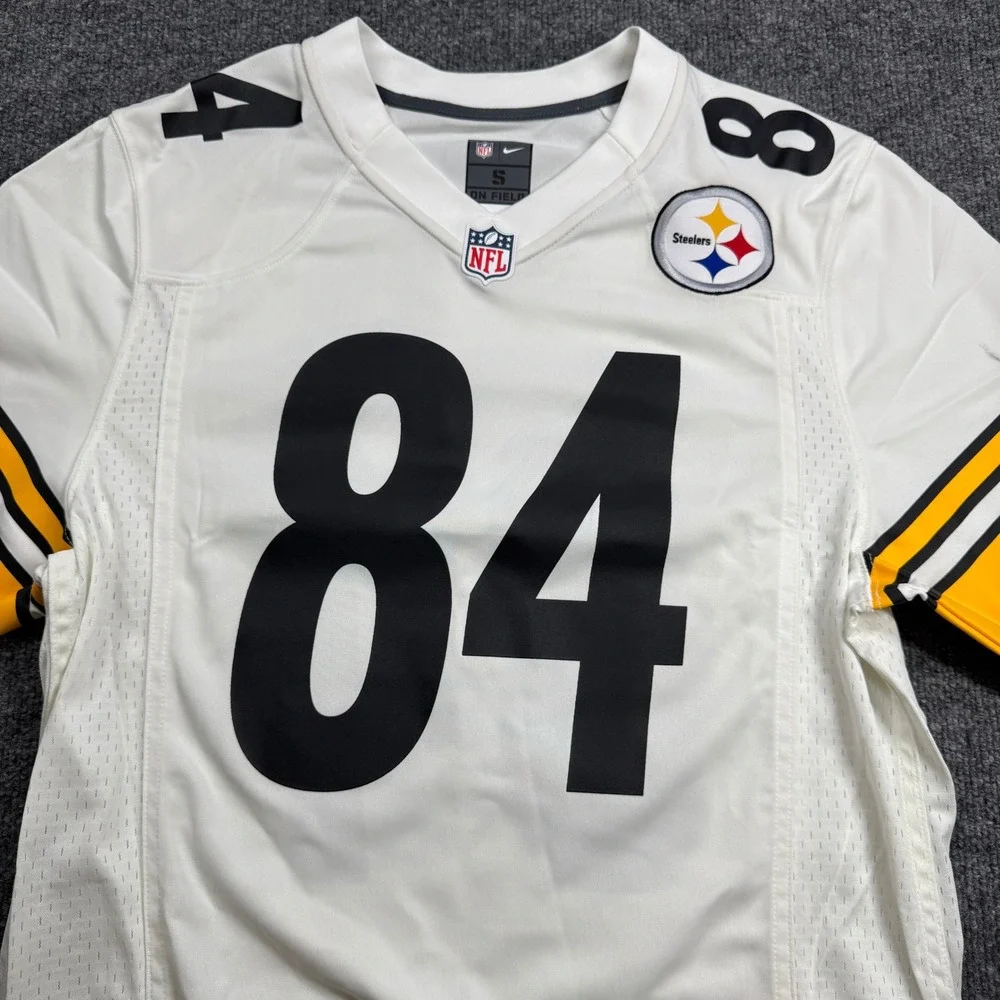 Antonio Brown‎ 84 Pittsburgh Steelers Nike Jersey Mens Small White NFL On Field